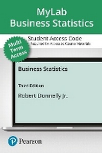 Enlarge image Cover: MyLab Statistics with Pearson eText Access Code (24 Months) for Business Statistics - Pearson