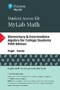 Cover: MyLab Math with Pearson eText Access Code (24 Months) for Elementary and Intermediate Algebra for College Students - Pearson