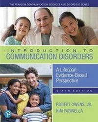 Enlarge image Cover: Introduction to Communication Disorders - Pearson