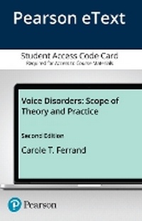 Enlarge image Cover: Voice Disorders - Pearson