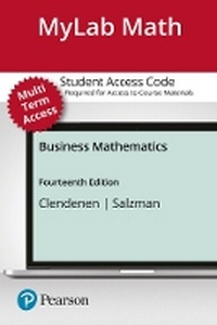 Enlarge image Cover: MyLab Math with Pearson eText Access Code (24 Months) for Business Mathematics - Pearson