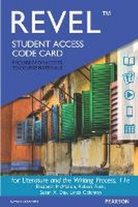 Enlarge image Cover: Revel Access Code for Literature and the Writing Process - Pearson
