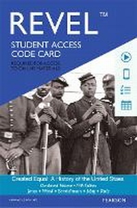 Enlarge image Cover: Revel Access Code for Created Equal - Pearson