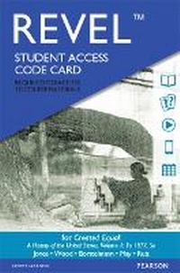 Enlarge image Cover: Revel Access Code for Created Equal - Pearson