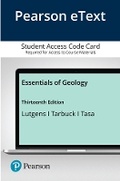 Cover: Essentials of Geology - Pearson