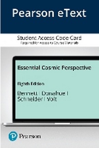 Enlarge image Cover: Pearson eText Essential Cosmic Perspective -- Access Card - Pearson