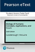 Cover: Biology of Humans - Pearson