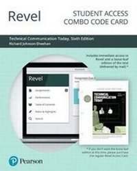 Enlarge image Cover: Revel for Technical Communication Today -- Combo Access Card - Pearson