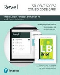 Enlarge image Cover: Revel for the Little, Brown Handbook, Brief Edition -- Combo Access Card - Pearson