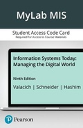 Cover: Mylab MIS with Pearson Etext for Information Systems Today - Pearson