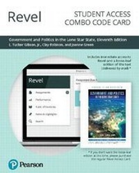 Enlarge image Cover: Government and Politics in the Lone Star State - Revel Combo Access Card - Pearson