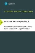 Cover: Practice Anatomy Lab 3.1 Lab Guide -- Website Access Code Card - Pearson