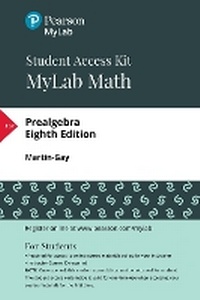 Enlarge image Cover: MyLab Math with Pearson eText Access Code (24 Months) for Prealgebra - Pearson
