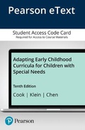 Cover: Adapting Early Childhood Curricula for Children with Special Needs -- Pearson Etext - Pearson