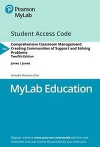 Enlarge image Cover: Mylab Education with Pearson Etext -- Access Card -- For Comprehensive Classroom Management - Pearson