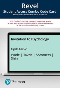 Enlarge image Cover: Revel for Invitation to Psychology -- Combo Access Card - Pearson