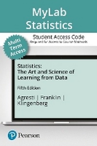 Enlarge image Cover: Mylab Statistics with Pearson Etext -- Standalone Access Card -- For Statistics - Pearson