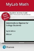 Cover: MyLab Math with Pearson eText (up to 24 months) Access Code for Intermediate Algebra for College Students - Pearson