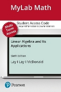 Enlarge image Cover: Mylab Math with Pearson Etext -- Access Card -- For Linear Algebra and Its Applications (24 Months) - Pearson