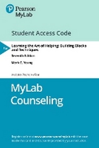Enlarge image Cover: MyLab Counseling with Pearson eText Access Code for Learning the Art of Helping - Pearson