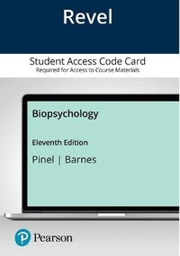 Enlarge image Cover: Revel for Biopsychology -- Access Card - Pearson