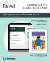 Enlarge image Cover: Revel for Public Speaking - Pearson