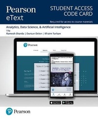 Enlarge image Cover: Analytics, Data Science, & Artificial Intelligence - Pearson