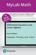 Cover: Mylab Math with Pearson Etext for Differential Equations and Linear Algebra Digital Update -- Access Card (18-Weeks) - Pearson