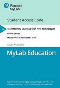 Enlarge image Cover: Mylab Education with Pearson Etext -- Access Card -- For Transforming Learning with New Technologies - Pearson