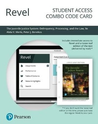 Enlarge image Cover: Revel for the Juvenile Justice System - Pearson
