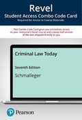 Cover: Revel for Criminal Law Today -- Combo Access Card - Pearson