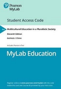 Enlarge image Cover: Mylab Education with Pearson Etext -- Access Card -- For Multicultural Education in a Pluralistic Society - Pearson
