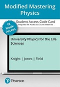 Cover: Modified Mastering Physics with Pearson Etext -- Access Card -- For University Physics for the Life Sciences (18-Weeks) - Pearson