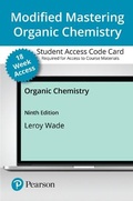 Cover: Modified Mastering Chemistry with Pearson Etext -- Access Card -- For Organic Chemistry (18-Weeks) - Pearson