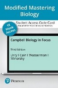 Enlarge image Cover: Modified Mastering Biology with Pearson Etext -- Access Card -- For Campbell Biology in Focus (18-Weeks) - Pearson