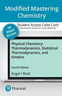 Enlarge image Cover: Modified Mastering Chemistry with Pearson Etext -- Access Card -- For Physical Chemistry - Pearson