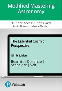 Enlarge image Cover: The Modified Mastering Astronomy with Pearson Etext -- Standalone Access Card -- For Essential Cosmic Perspective - Pearson
