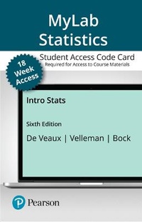 Enlarge image Cover: Mylab Statistics with Pearson Etext for Intro STATS -- 18 Week Access Card - Pearson