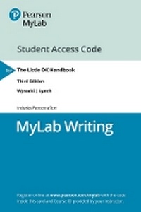 Enlarge image Cover: MyLab Writing with Pearson eText Access Code for Little DK Handbook , The - Pearson