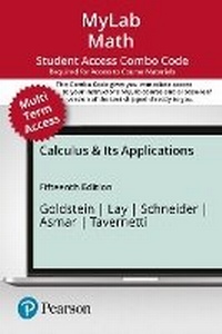 Enlarge image Cover: Mylab Math with Pearson Etext -- 24-Month Combo Access Card -- For Calculus & Its Applications - Pearson