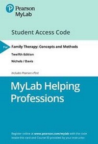 Enlarge image Cover: Mylab Helping Professions with Pearson Etext -- Access Card -- For Family Therapy - Pearson