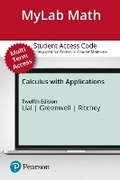 Cover: Mylab Math with Pearson Etext -- Access Card -- For Calculus with Applications (24 Months) - Pearson