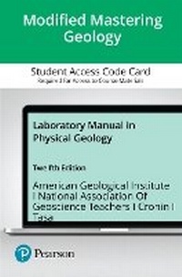 Enlarge image Cover: Mastering Geology with Pearson eText Access Code for Laboratory Manual in Physical Geology - Pearson
