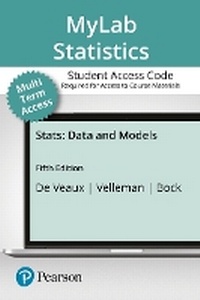 Enlarge image Cover: Mystatlab with Pearson Etext -- 24 Month Standalone Access Card -- For STATS - Pearson