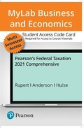 Cover: Taxact 2019 Access Card for Pearson's Federal Taxation 2021 Comprehensive - Pearson