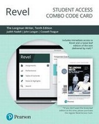 Enlarge image Cover: Revel for the Longman Writer - Pearson