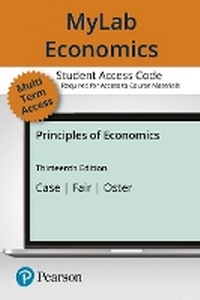 Enlarge image Cover: Mylab Economics with Pearson Etext -- Access Card -- For Principles of Economics - Pearson