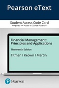 Cover: Financial Management - Pearson