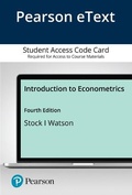 Cover: Introduction to Econometrics - Pearson
