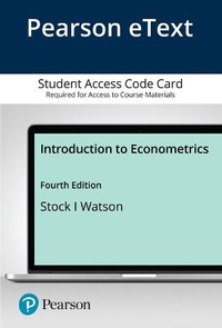 Enlarge image Cover: Introduction to Econometrics - Pearson